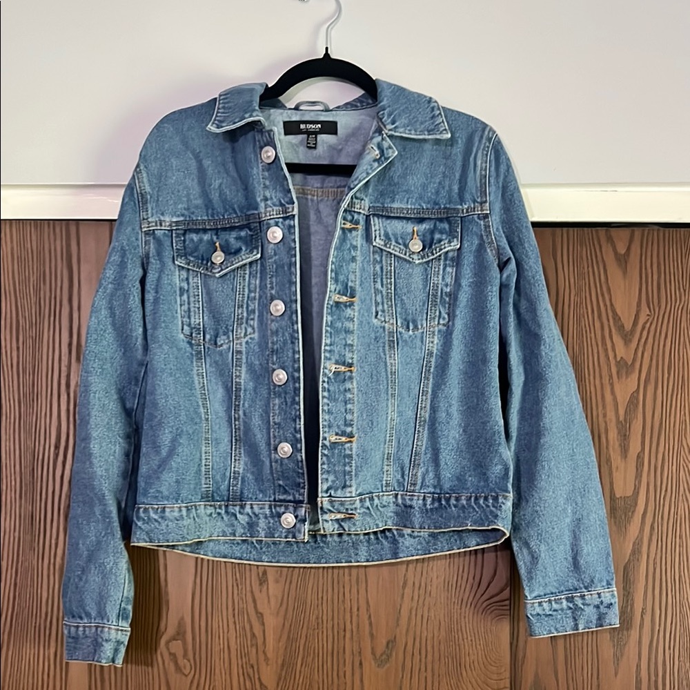 Hudson Jeans Blue Jean Jacket Classic Style